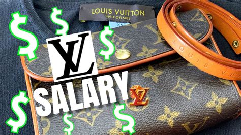 salaire manager louis vuitton|louis vuitton salary 2022.